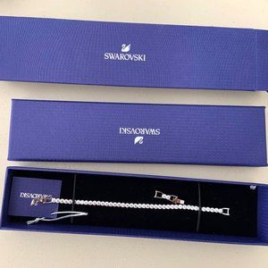 Swarovski Tennis Deluxe Bracelet White